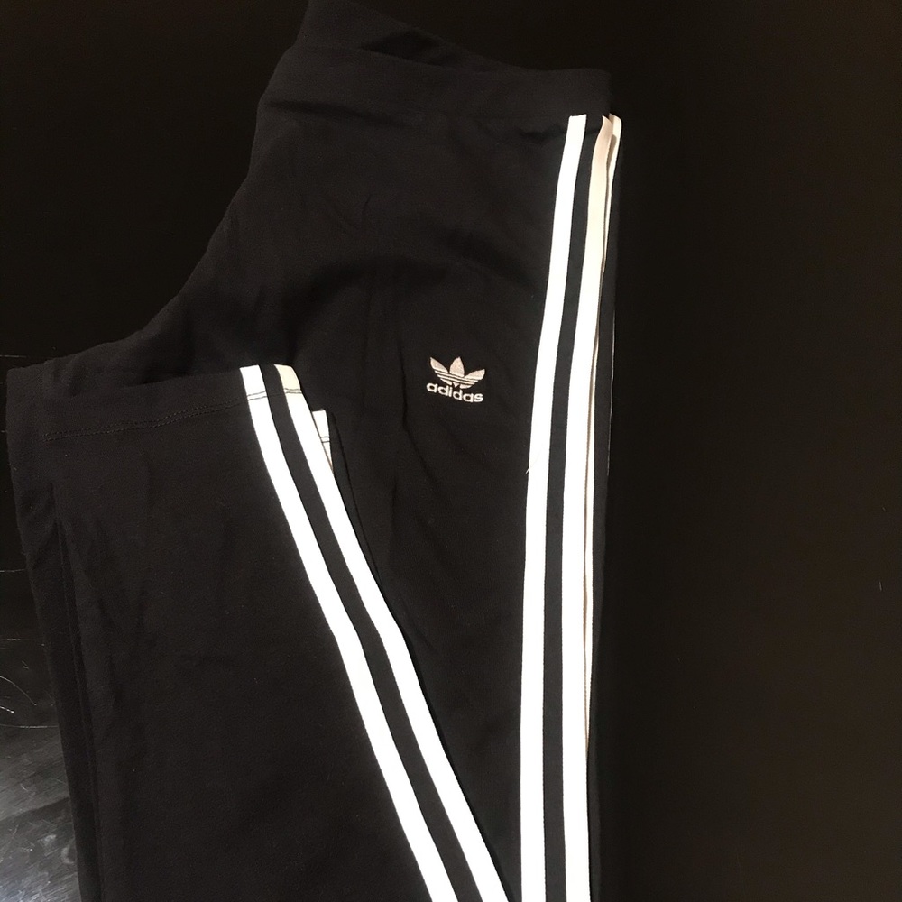 Adidas women black leggings